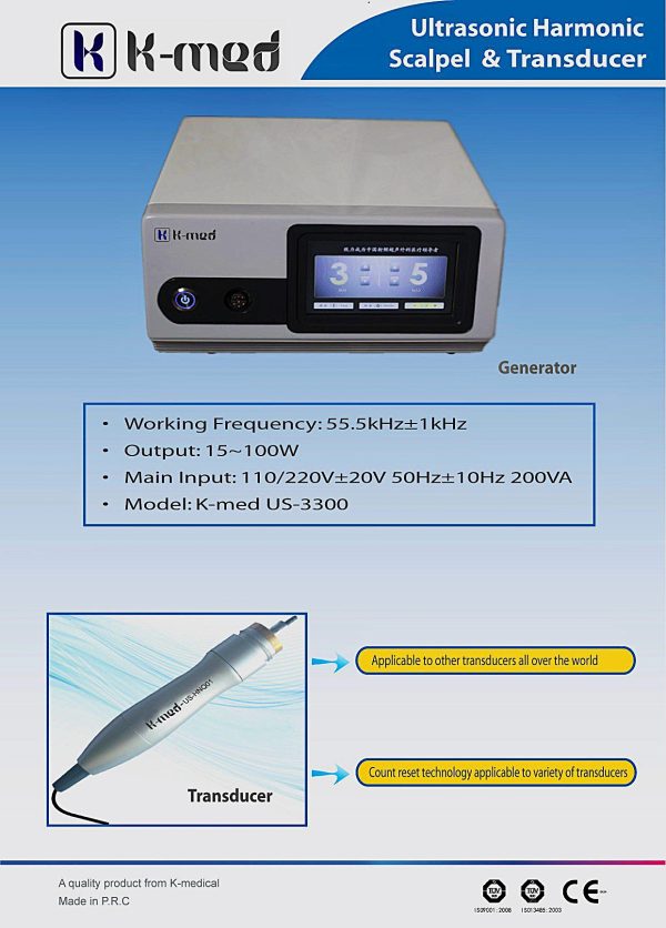 Ultrasonic Harmonic Scalpel & Transducer from K-MED - Image 3