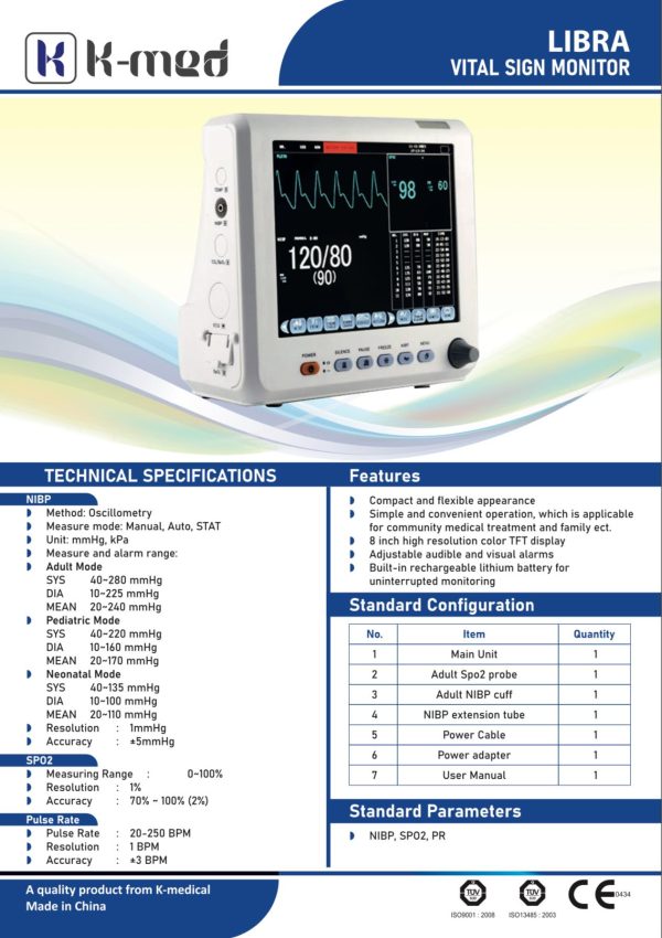 Libra Vital Sign Monitor from K-MED - Image 3